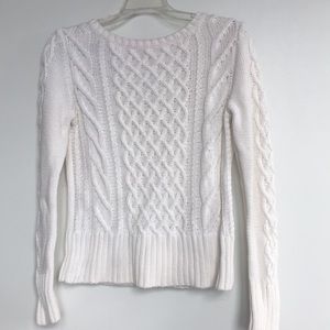 Cable knit sweater